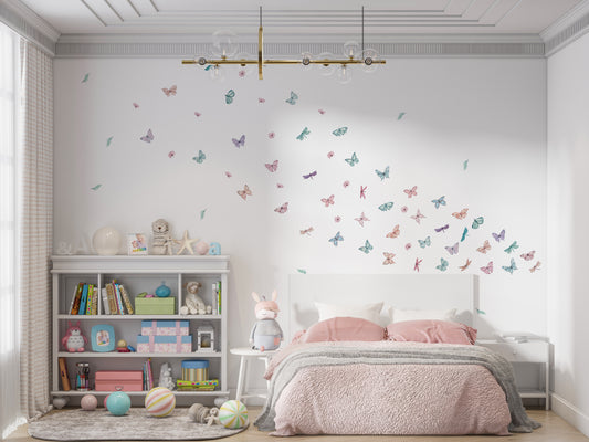 Watercolour Butterfly Wallstickers