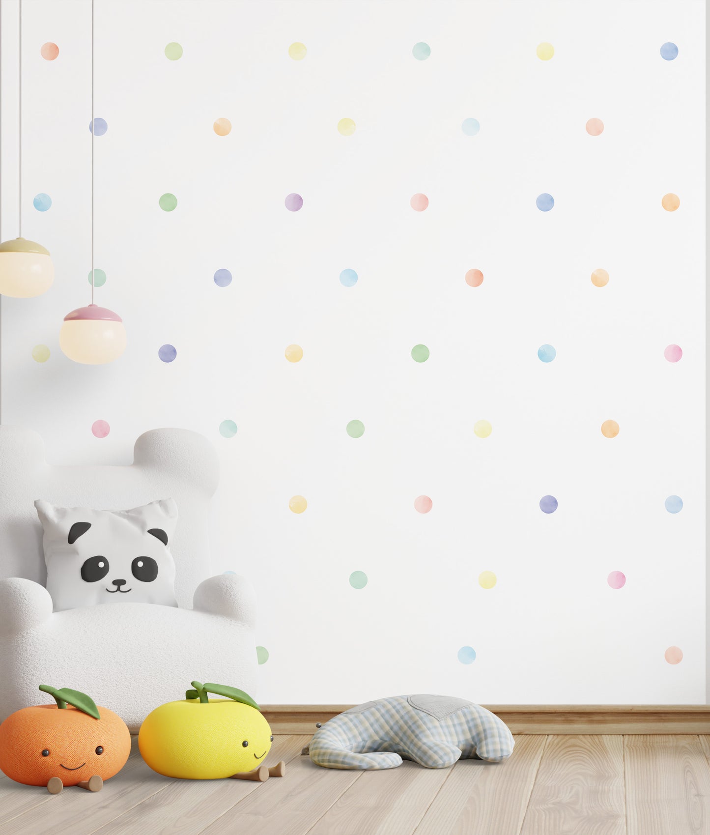 Watercolour Polka Dot Wallstickers