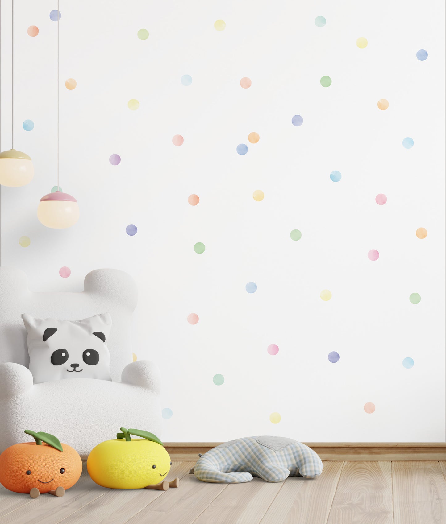 Watercolour Polka Dot Wallstickers